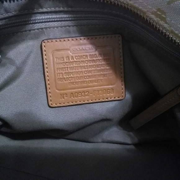 Gently used Coach handbag with wallet. - Picture 5 of 9